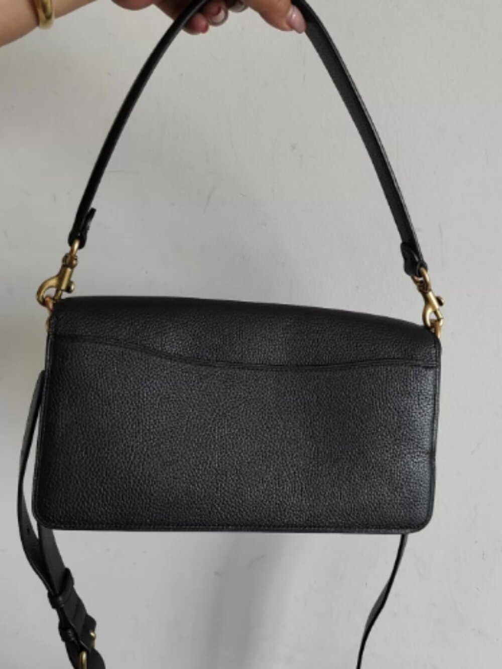 Coach 73995 Tabby 26 2Way Crossbody Shoulder Bag Black Leather Brand New - Picture 2 of 6